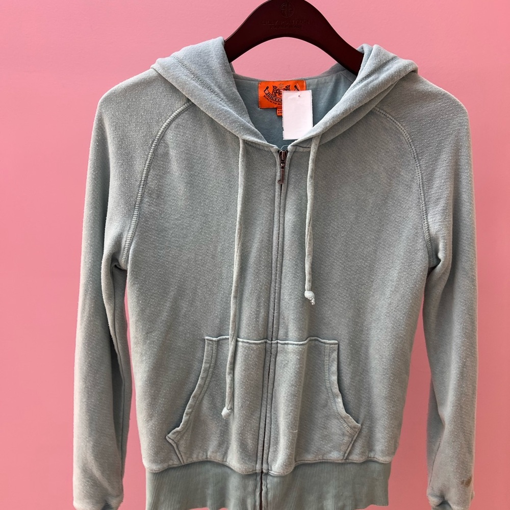JUICY COUTURE Light Blue Hoodie Jacket
